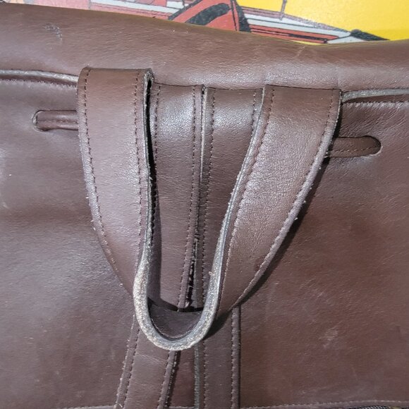 PRICE DROP Coach Womens Backpack Brown Square Turnlock Pockets Adjustable Strap - Picture 11 of 16